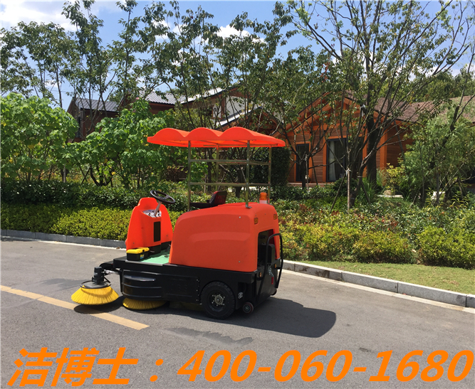 潔博士電動(dòng)清掃車(chē)客戶(hù)案例—鳳凰谷天瀾度假中心