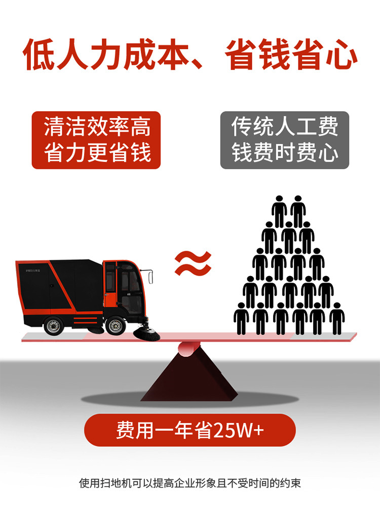 大型四輪帶240L垃圾桶掃地車(chē)2400 大型四輪帶240L垃圾桶掃地車(chē)2400